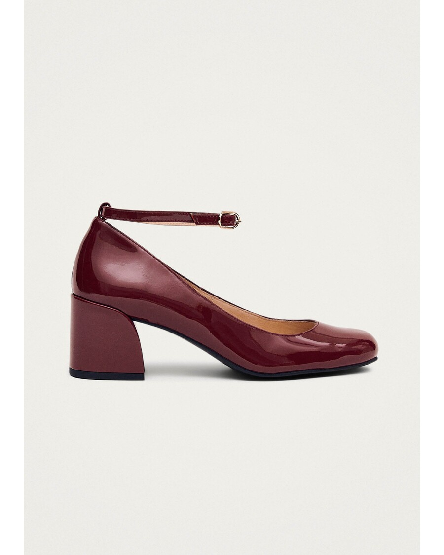 Alohas Antoine Onix Burgundy Leather Pumps