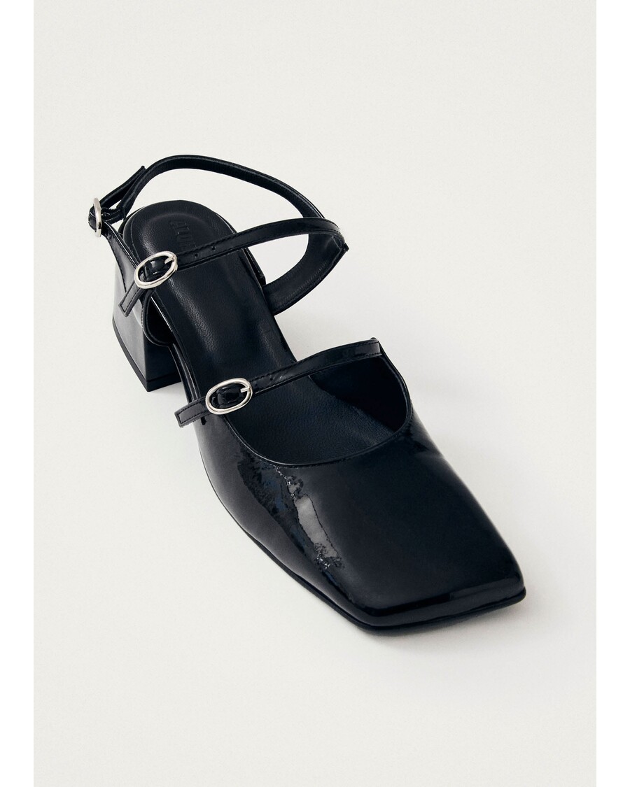 Alohas Withnee Onix משאבות עור שחורות