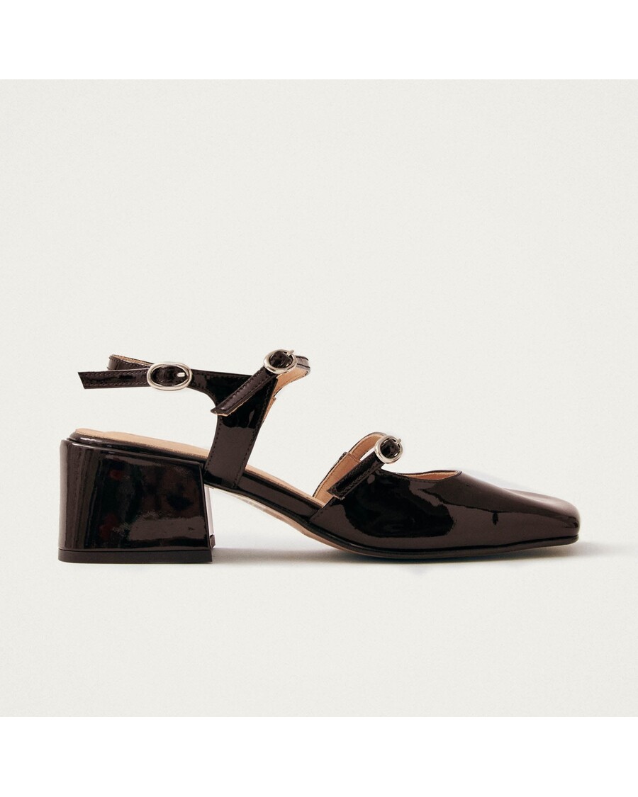 Alohas Withnee Onix Brown Leather Pumps