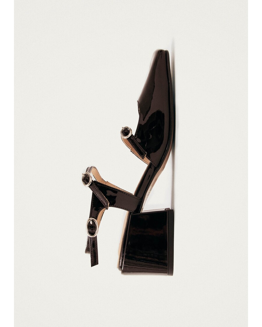 Alohas Withnee Onix Brown Leather Pumps