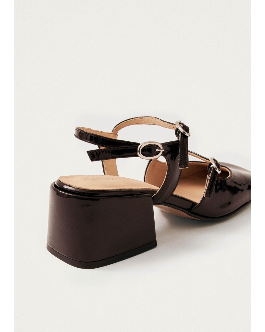 Alohas Withnee Onix Brown Leather Pumps