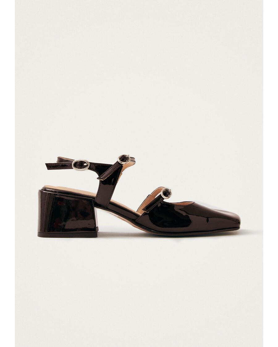 Alohas Withnee Onix Brown Leather Pumps