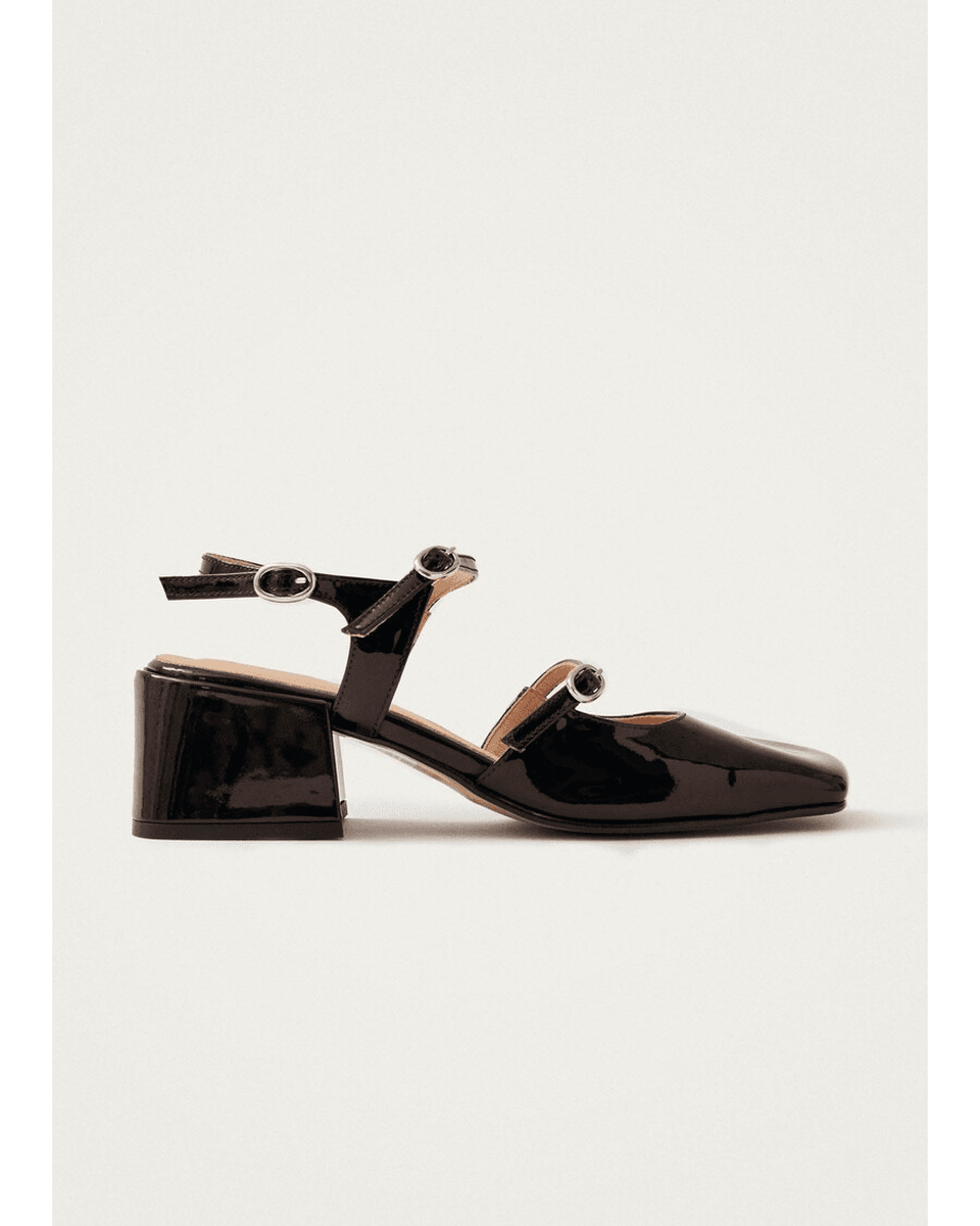 Alohas Withnee Onix Smeđe Kožne Cipele Na Visoku Petu