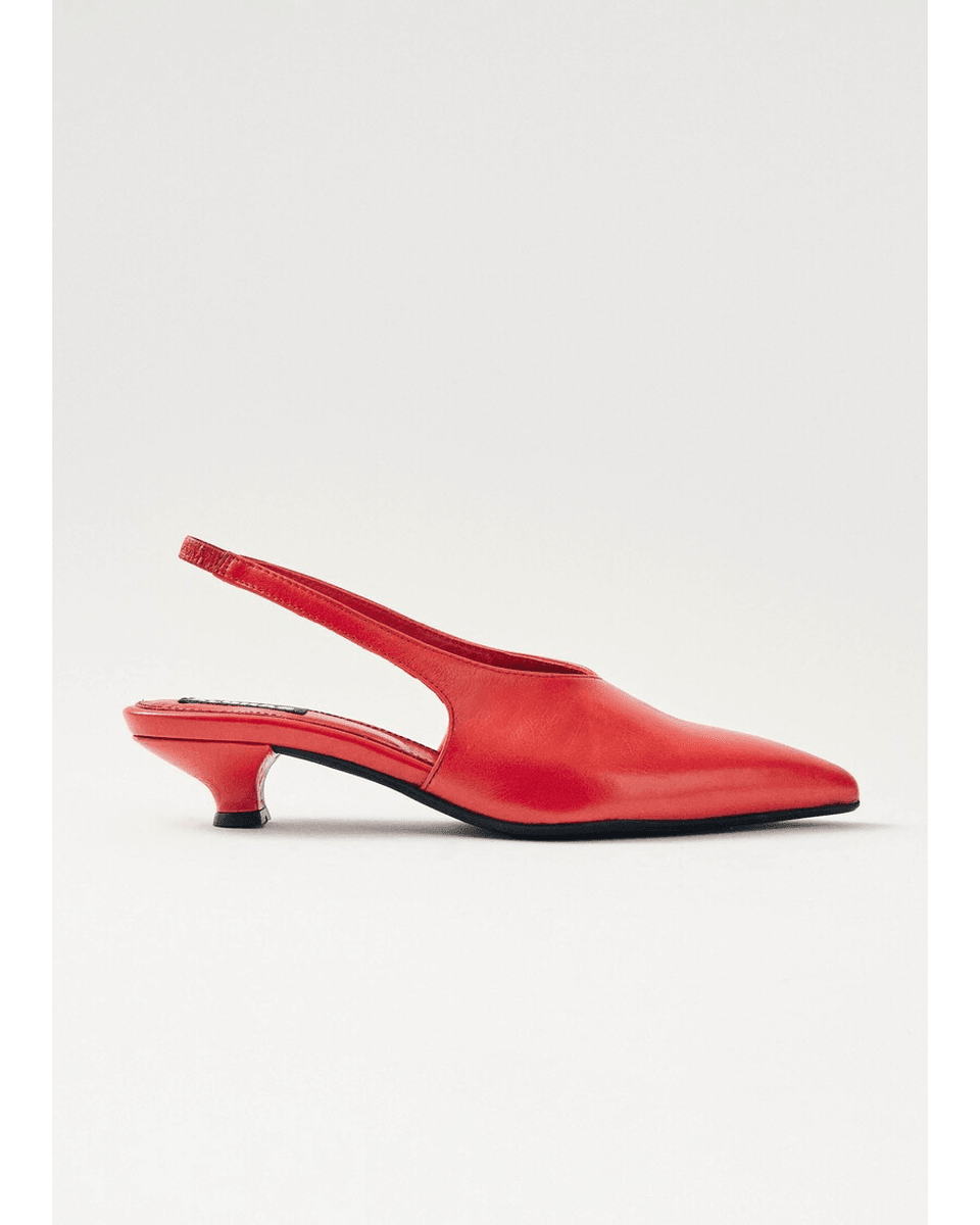 Alohas Eros Crvene Kožne štikle