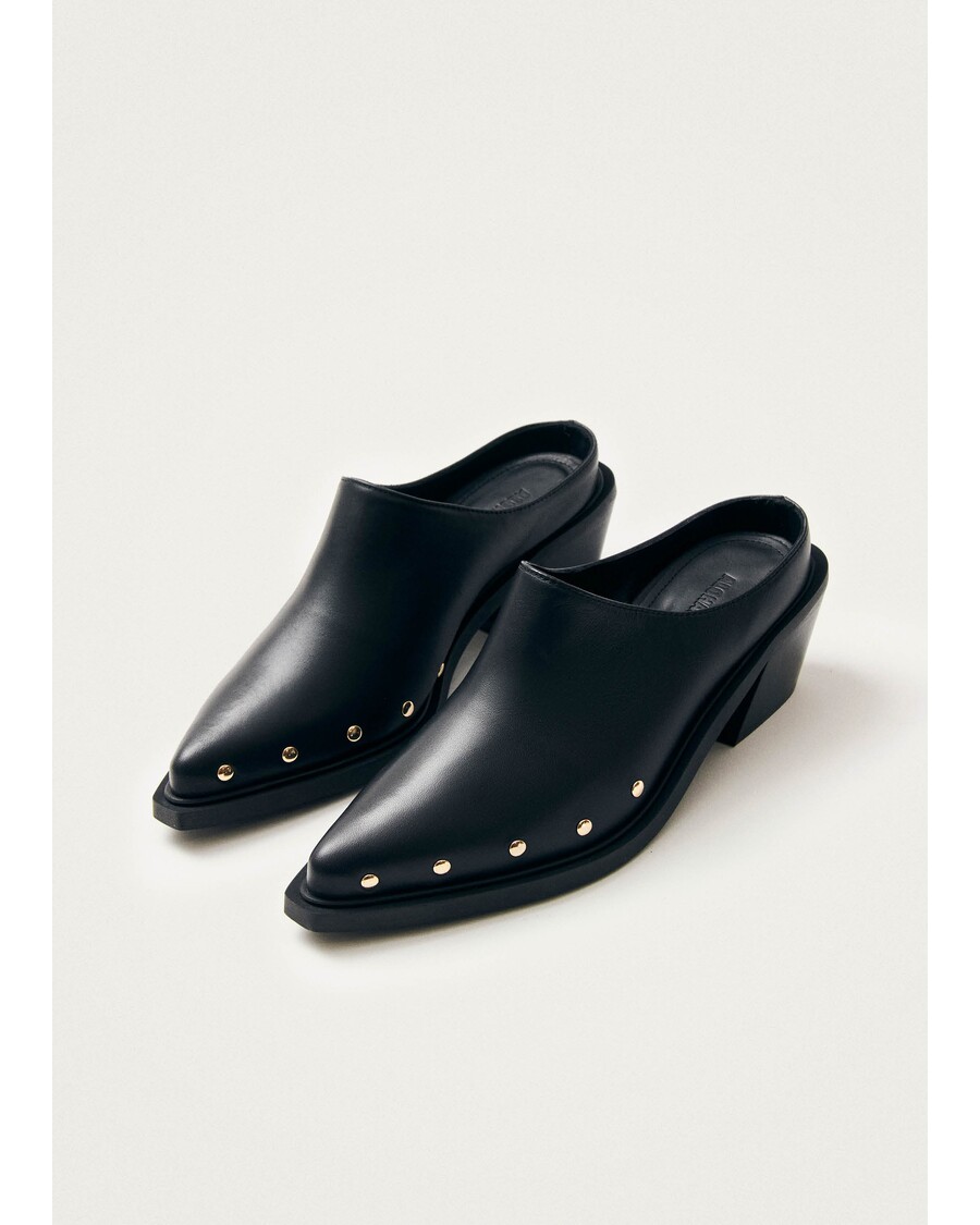 Alohas Lorenzo Muldyr I Sort Skinn