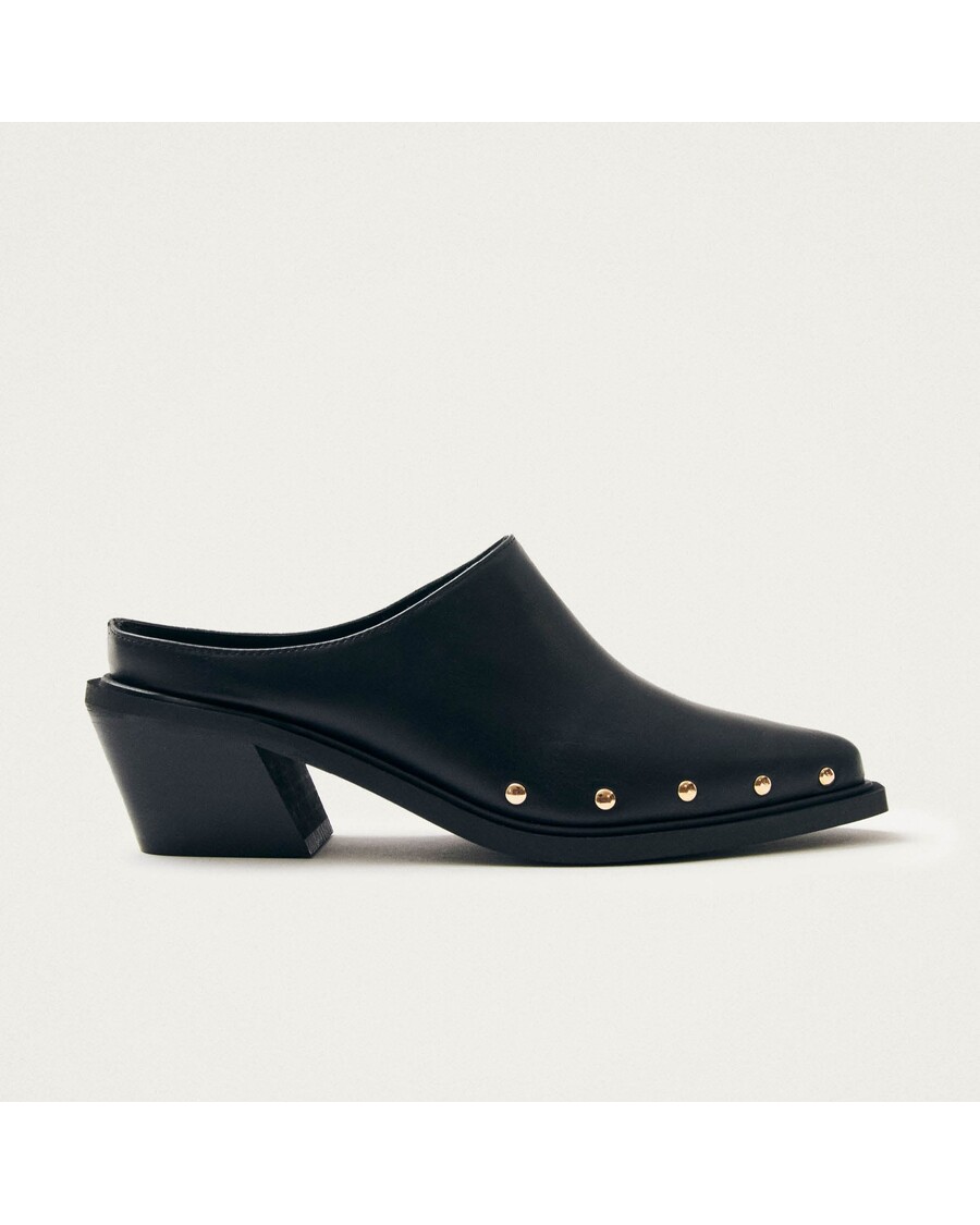 Alohas Lorenzo Muldyr I Sort Skinn