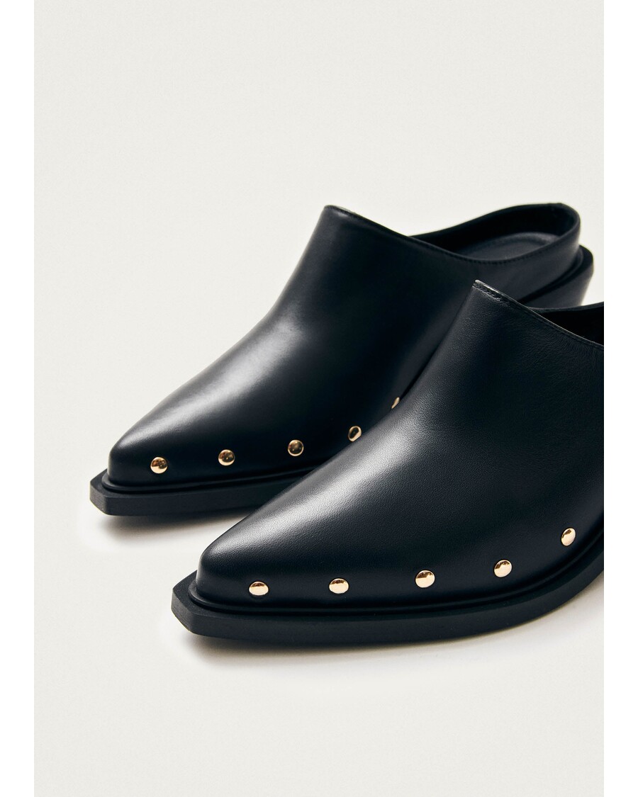 Alohas Lorenzo Muldyr I Sort Skinn