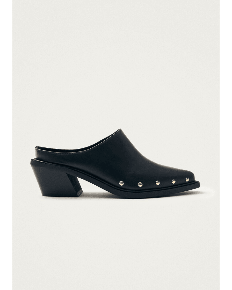 Alohas Lorenzo Crne Kožne Mule