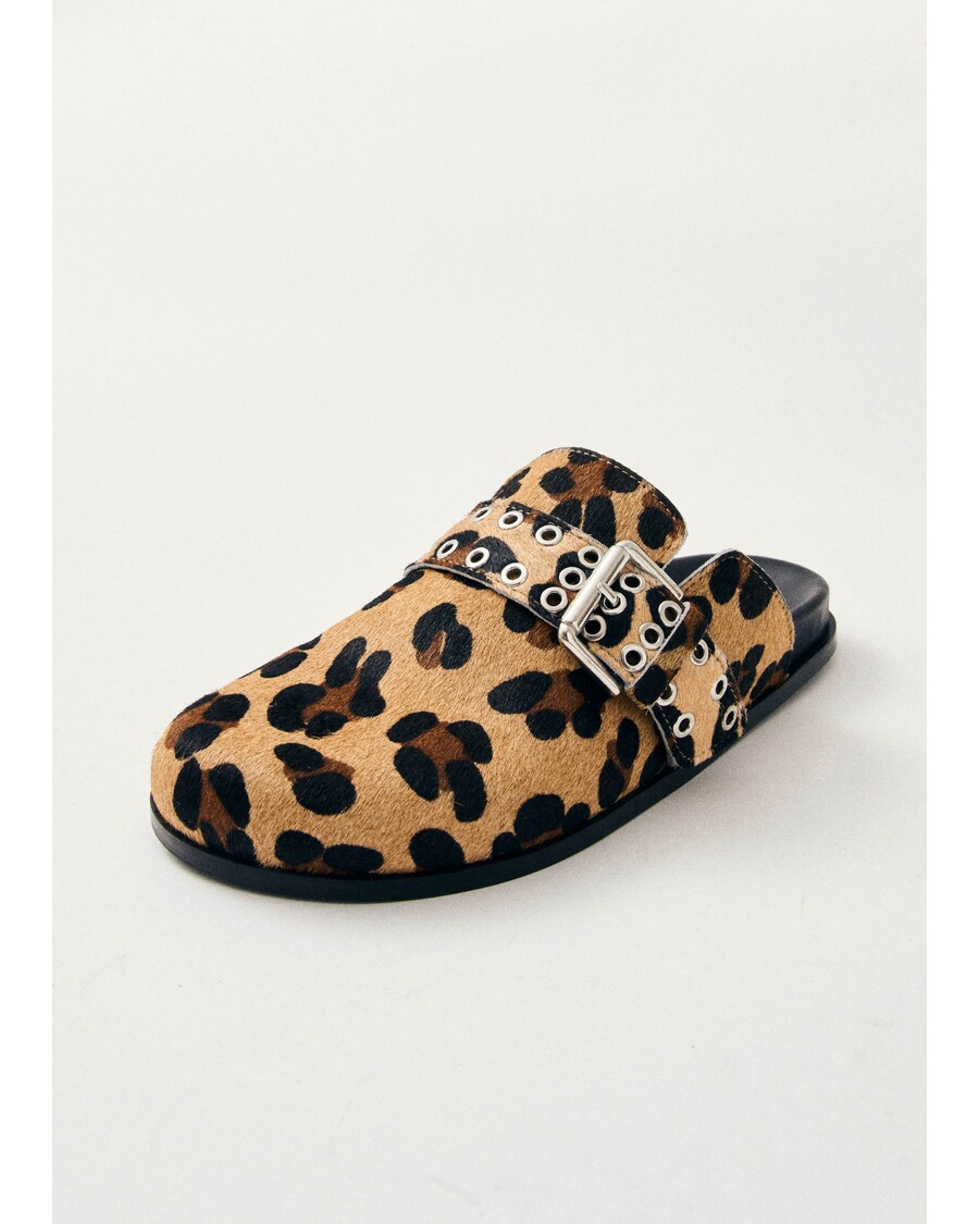 Alohas Halia Soft Beige Leather Mules