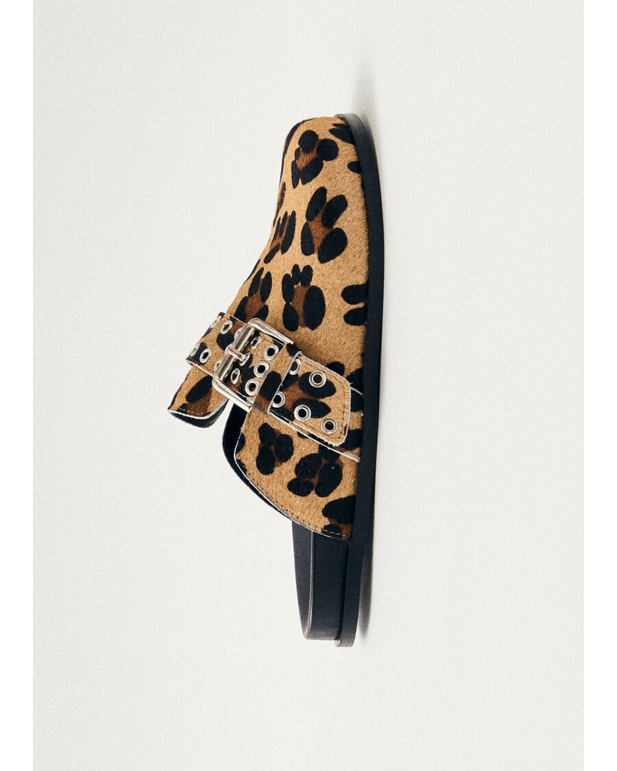 Alohas Halia Soft Beige Leather Mules