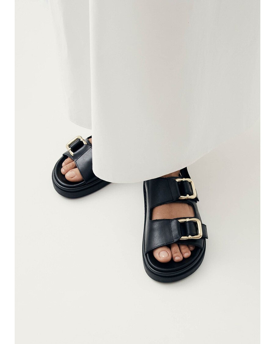 סנדל שחור של Alohas Harper