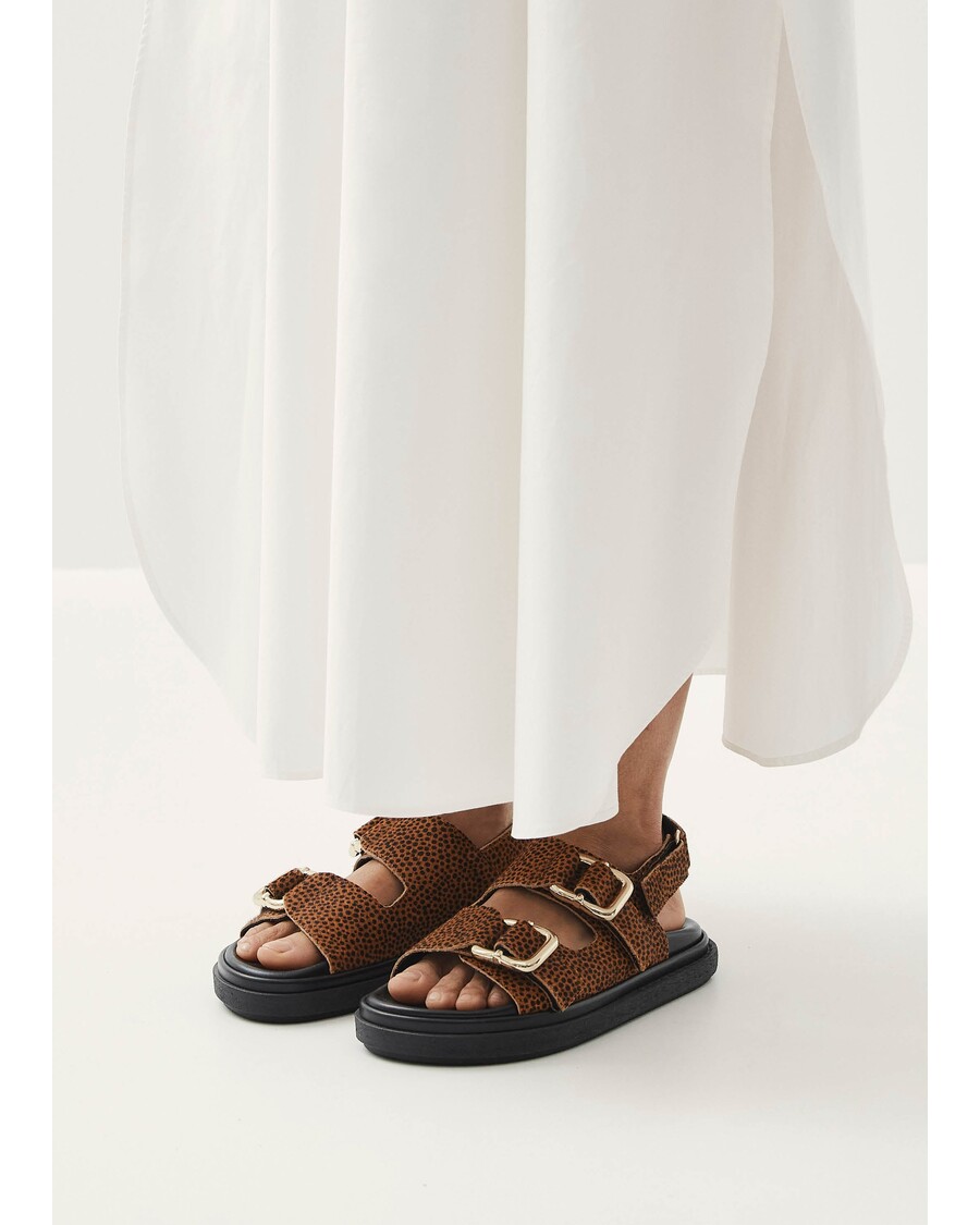 сандали от мека кафява кожа Alohas Harper