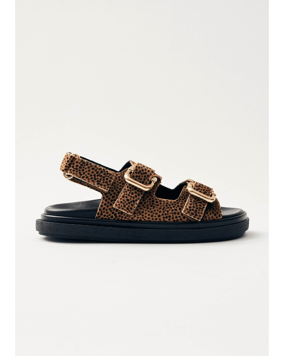 Alohas Harper Mekane Bež Kožne Sandale