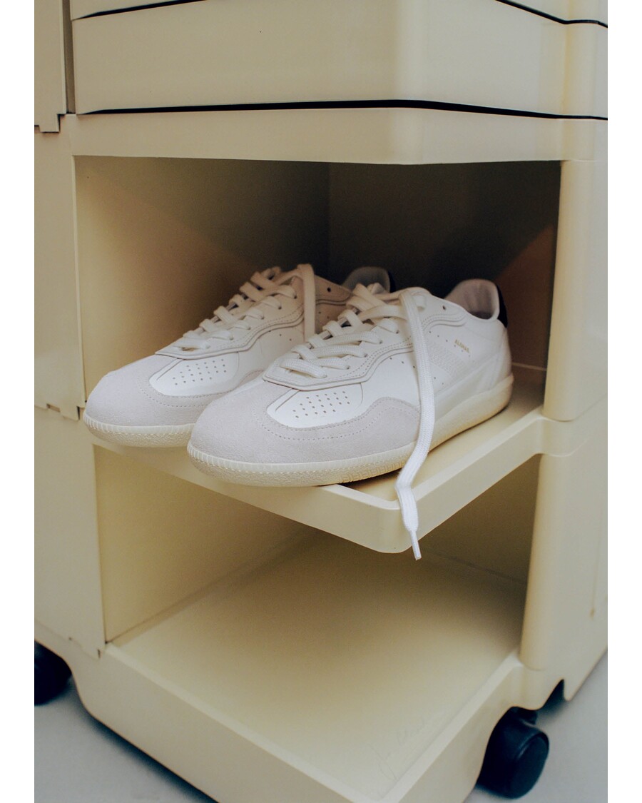 Alohas Tb.490 μαύρα δερμάτινα αθλητικά παπούτσια