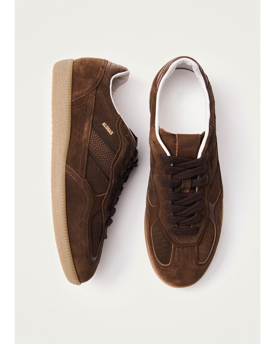 Alohas Tb.490 Rife шоколадово кафяви кожени маратонки