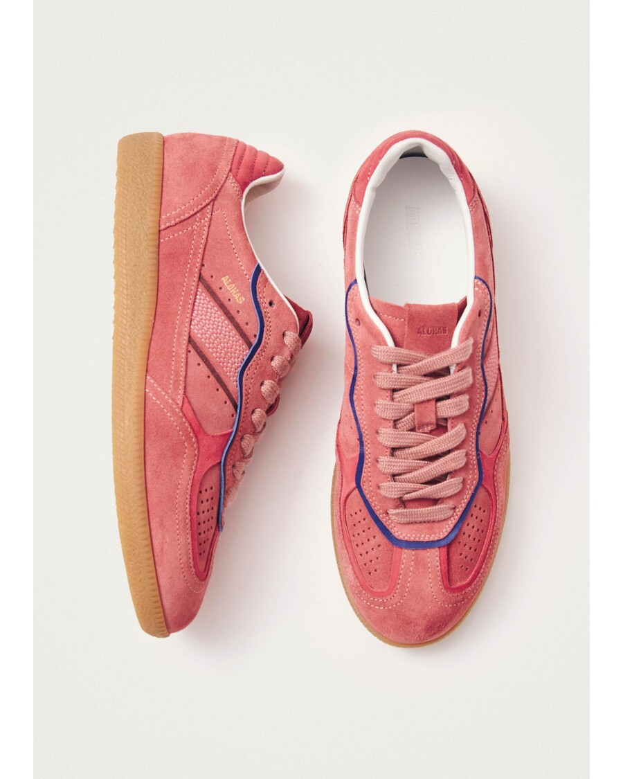 حذاء رياضي ألوهاس Tb.490 من الجلد باللون الوردي