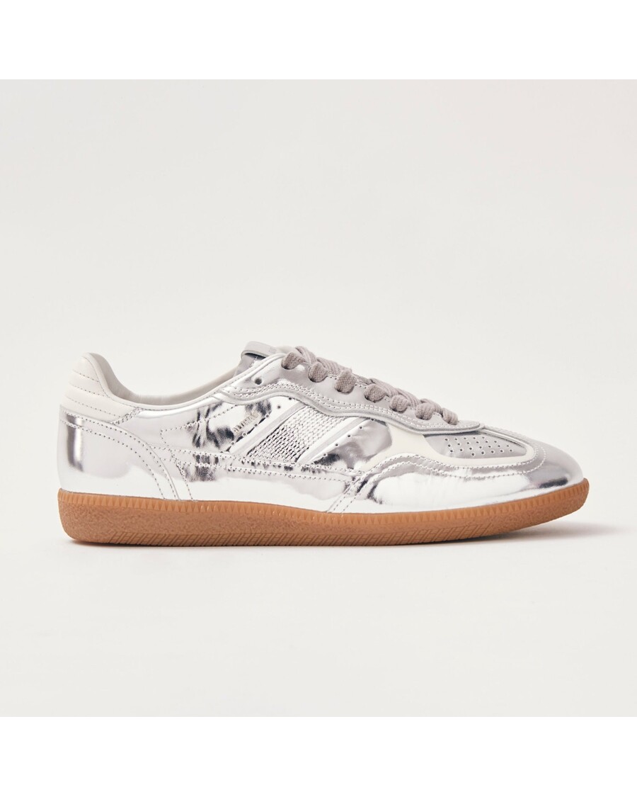 Alohas Tb.490 Rife Shimmer Silver Cream Leather Sneakers