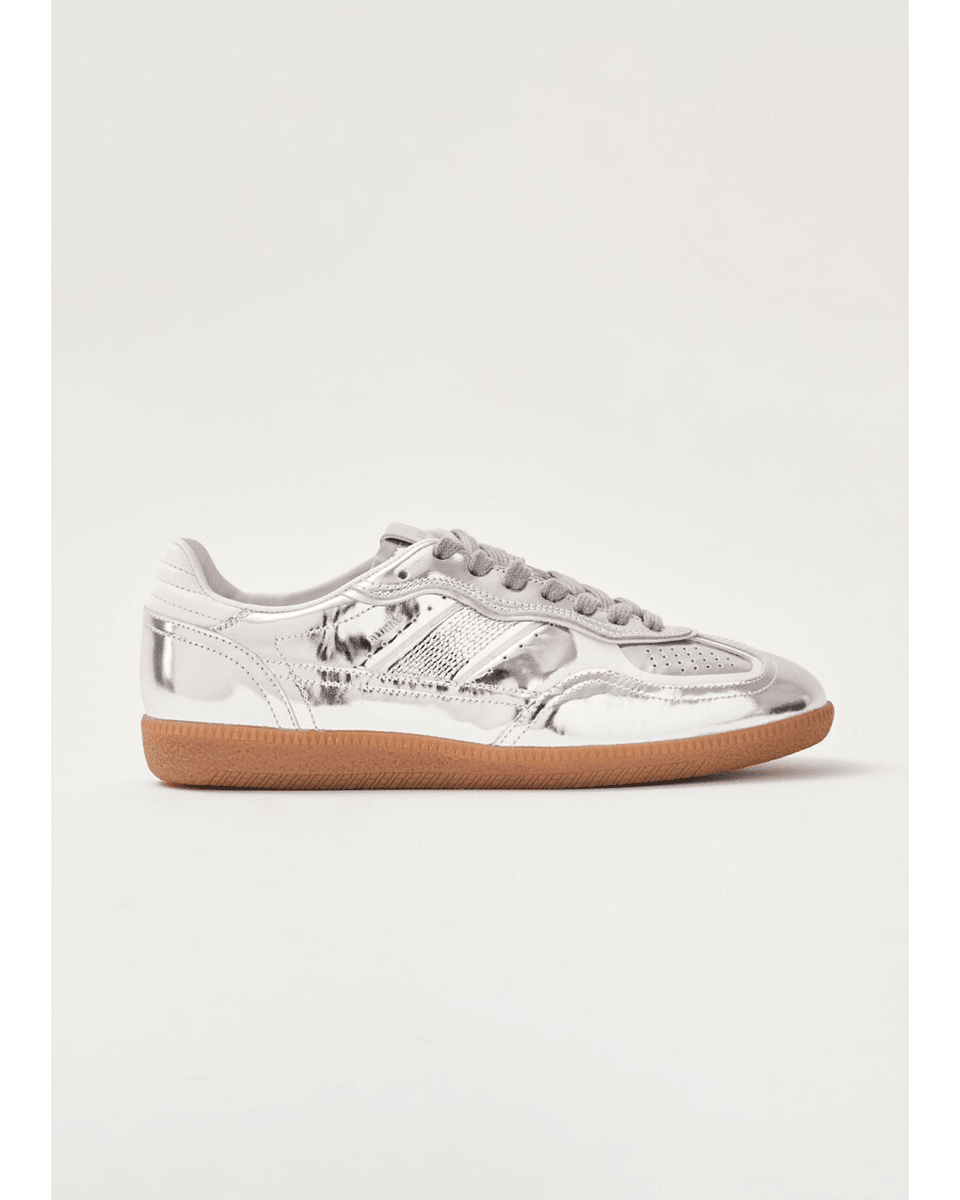 Alohas Tb.490 Rife Shimmer Srebrna Krem Kožne Patike