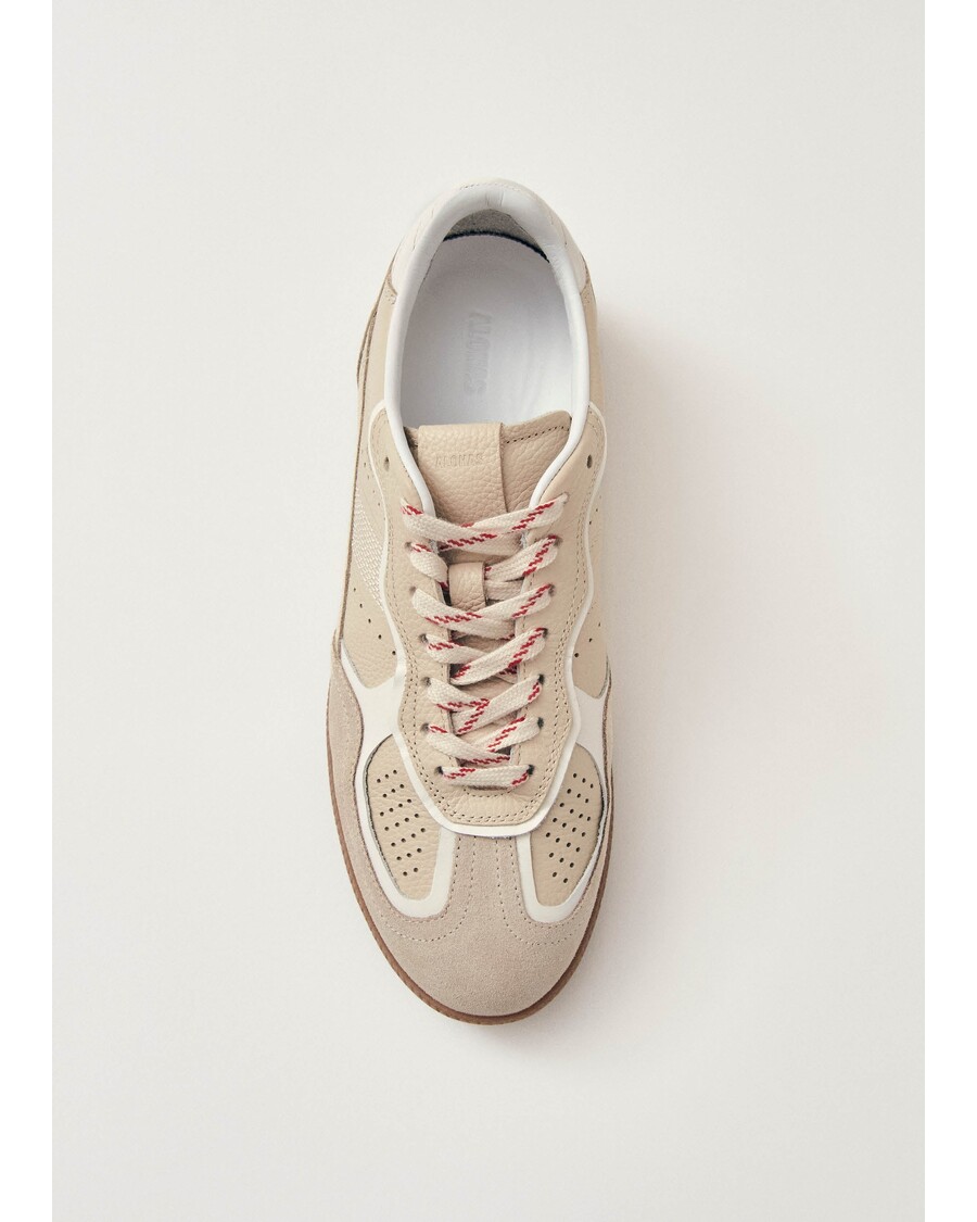 Alohas Tb.490 נעלי ספורט מעור קרם גרגירים