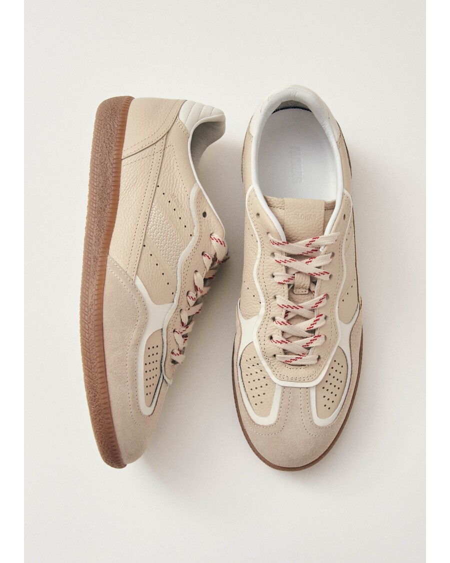 Alohas Tb.490 נעלי ספורט מעור קרם גרגירים