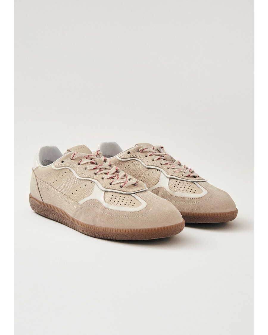 Alohas Tb.490 נעלי ספורט מעור קרם גרגירים