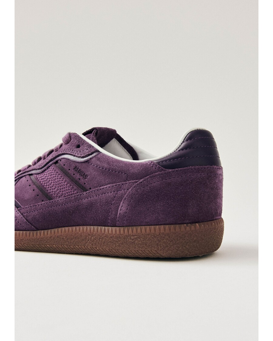 Alohas Tb.490 γεμάτα δερμάτινα πάνινα παπούτσια από λιλά