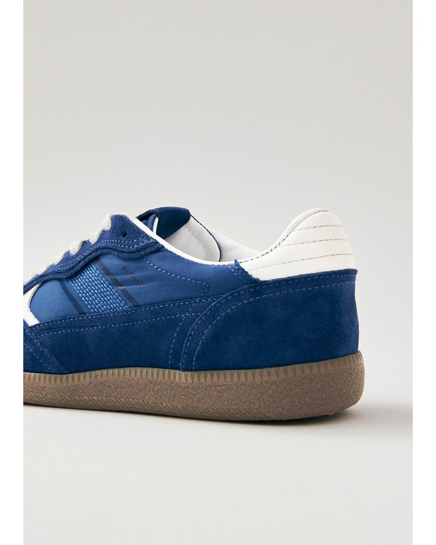 Alohas Tb.490 γυαλιστερή γυαλιστερή μπλε δερμάτινα αθλητικά παπούτσια