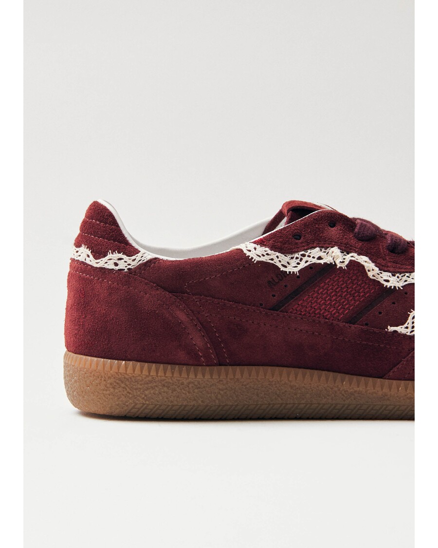 حذاء ألوهاس Tb.490 كروشيه من الجلد باللون العنابي