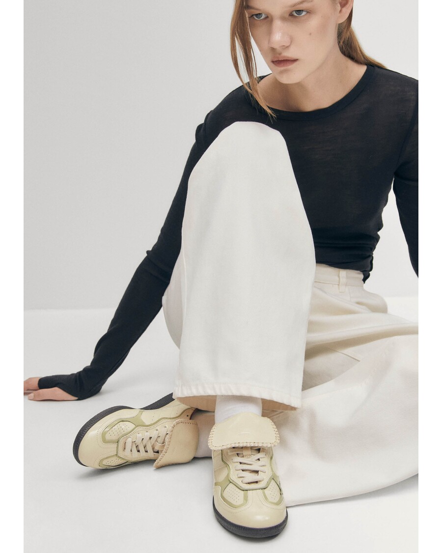 Alohas Tb.490 Club Onix Cream Leather Sneakers