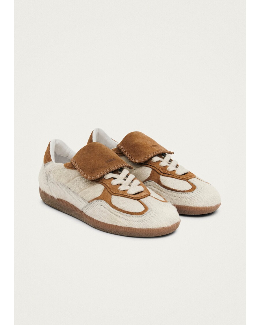 Alohas Tb.490 клубни маратонки от мека кафява кожа