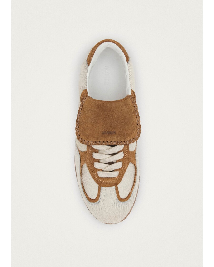 Alohas Tb.490 клубни маратонки от мека кафява кожа