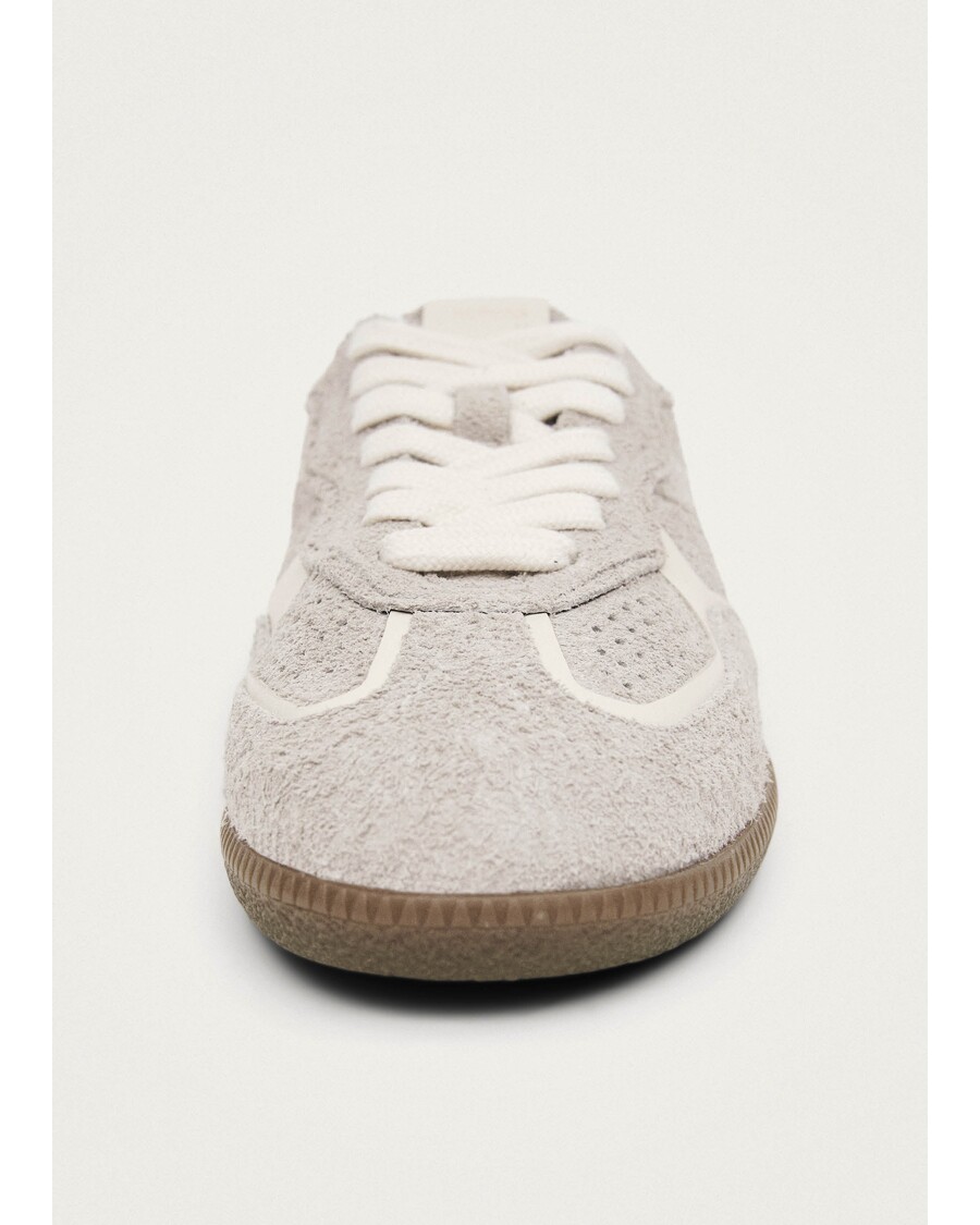 Alohas Tb.490 ריפי זמש מטושטש נעלי ספורט אפור בהיר