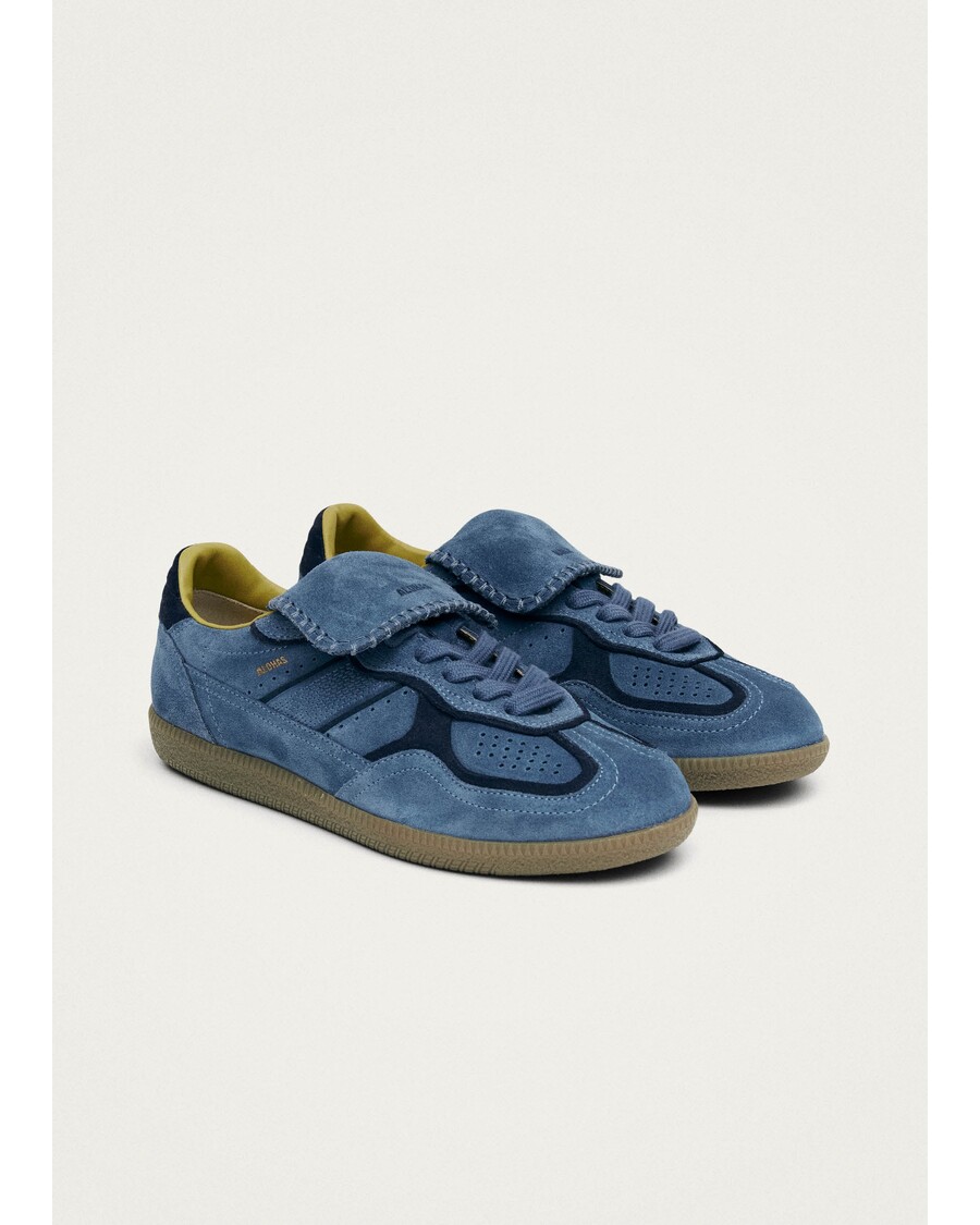 Alohas Tb.490 Club Suede Blue Leather Sneakers