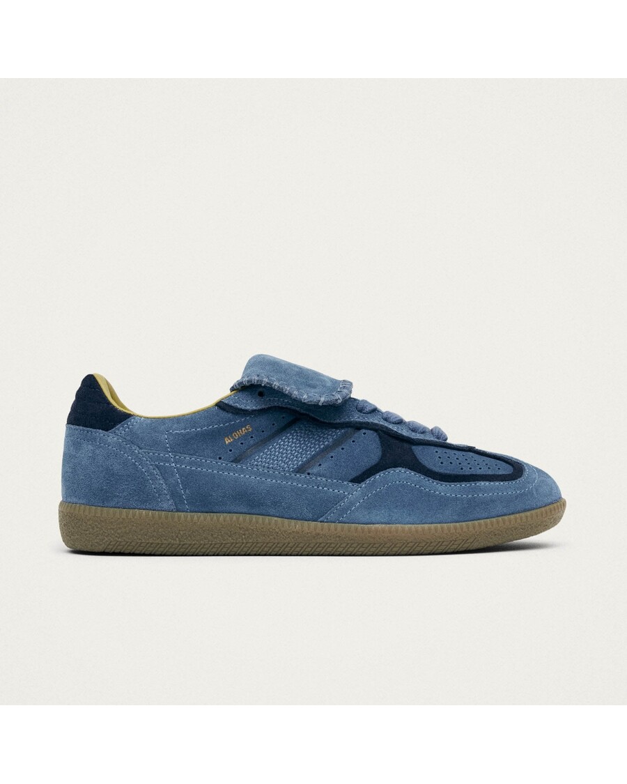 Alohas Tb.490 Club Suede Blue Leather Sneakers