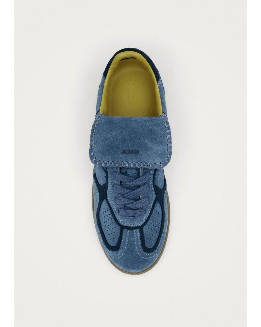 Alohas Tb.490 Club Suede Blue Leather Sneakers