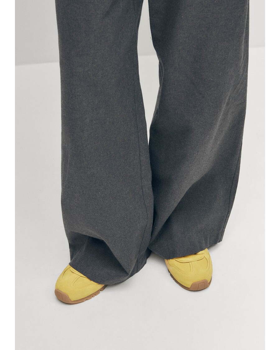 Alohas Tb.56 велурени маратонки от жълта кожа